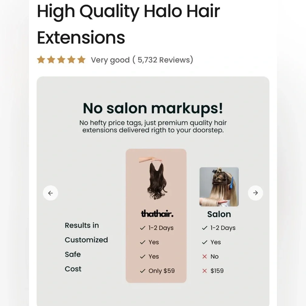 🏷️Halo hair extensions THATHAIR - Picture 3 of 4